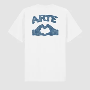 Arte Antwerp T-shirt DIELS STITCH S/S TEE White