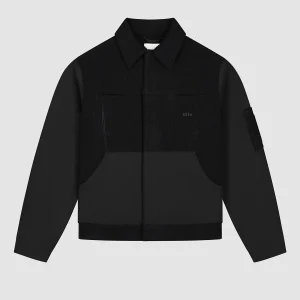 Arte Antwerp Veste NYLON/WOOL COMBO JACKET Black