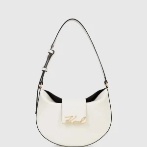 Sac lune K/Signature B1W30059 Karl Lagerfeld Blanc