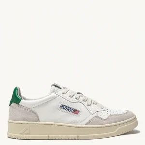 Autry MEDALIST LOW Cuir et Suede Vert