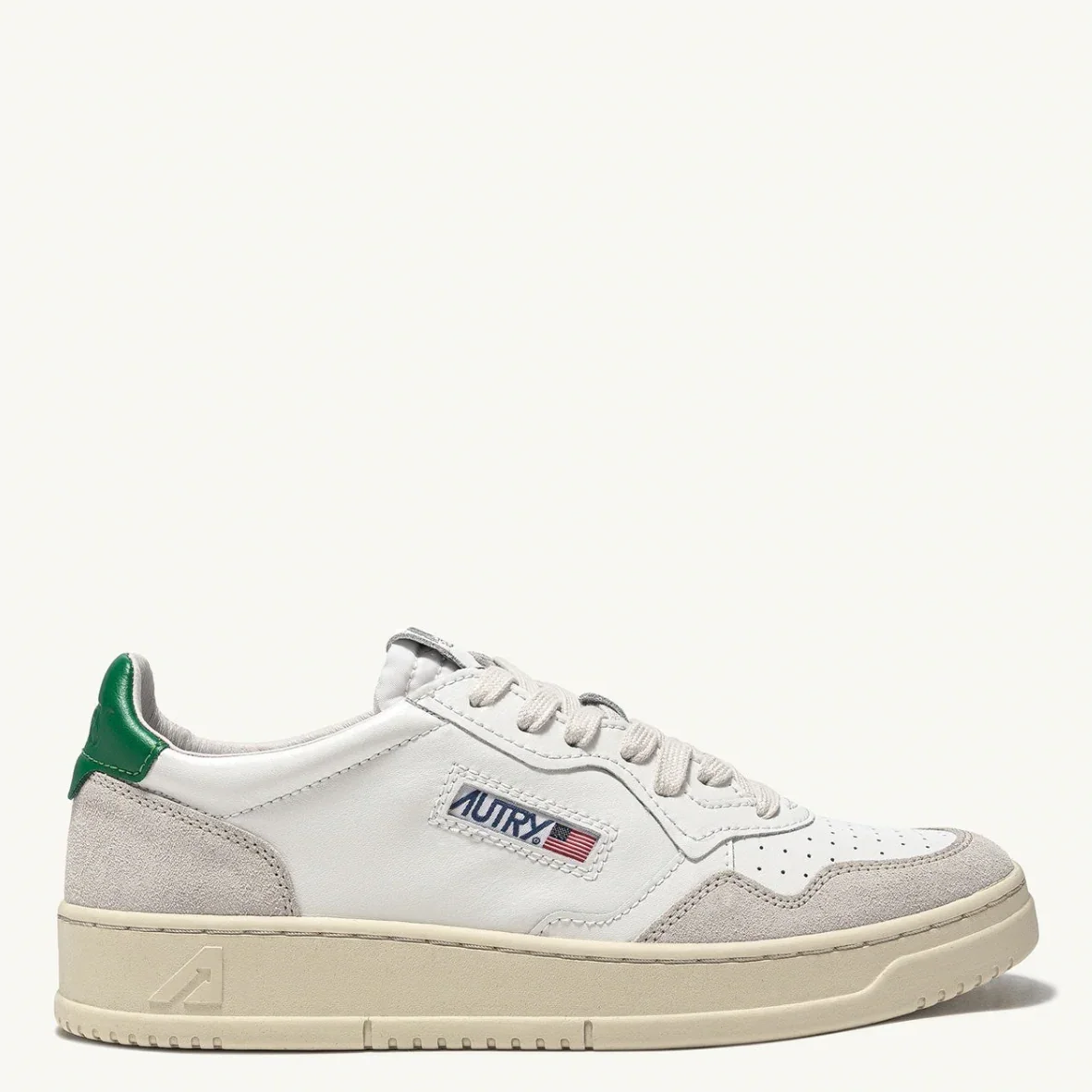 Autry MEDALIST LOW Cuir et Suede Vert – Image 2