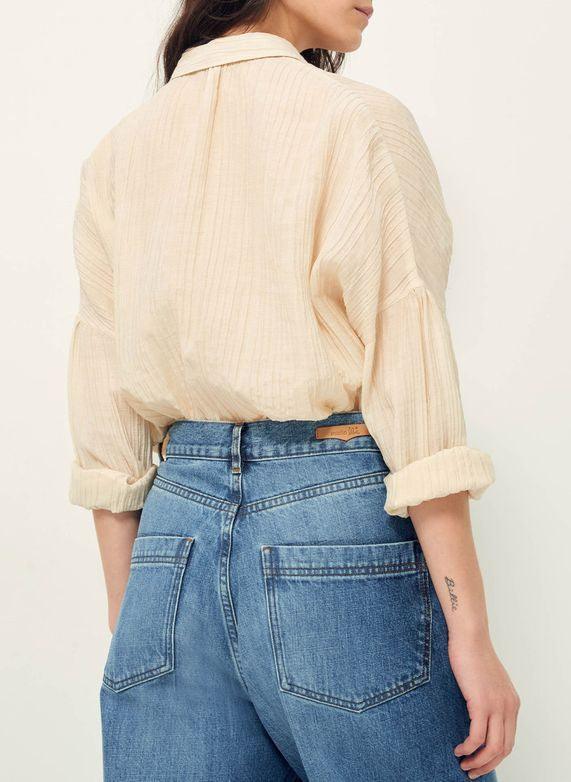 BOTAN WIDE SHIRT Fleur De Sel – Image 4