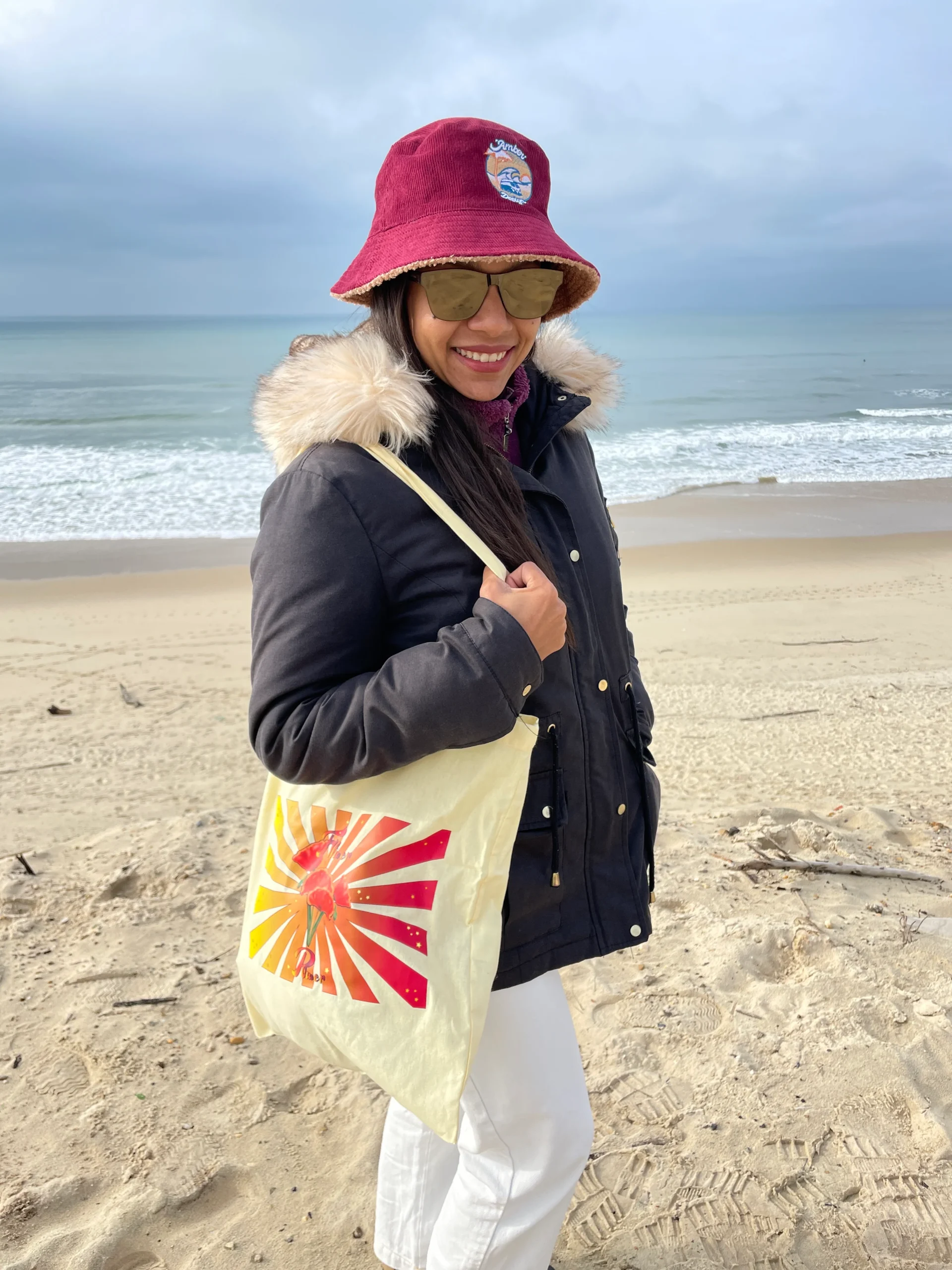 Bob Van réversible hiver bordeaux / bleu – Image 5