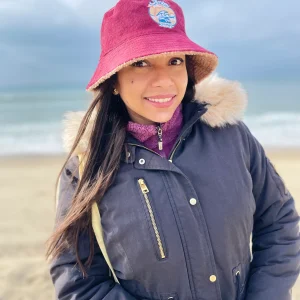 Bob Van réversible hiver bordeaux / bleu