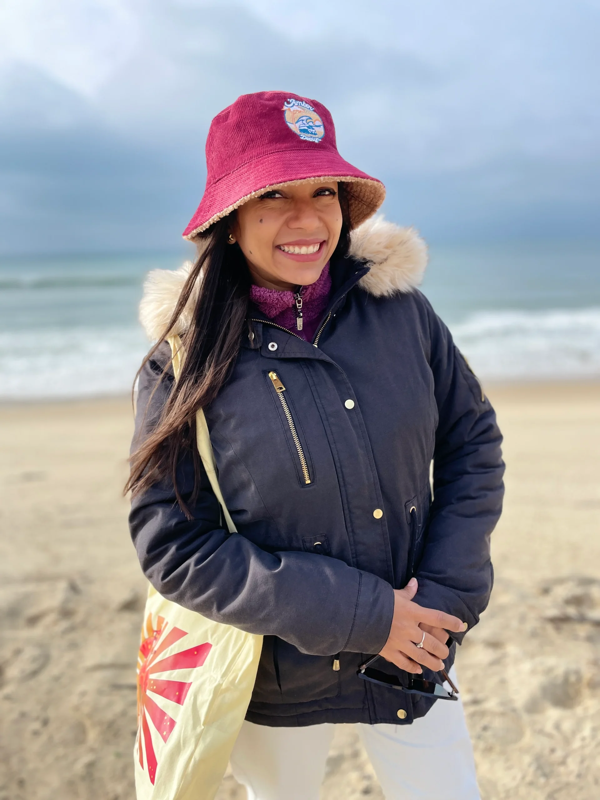 Bob Van réversible hiver bordeaux / bleu – Image 2