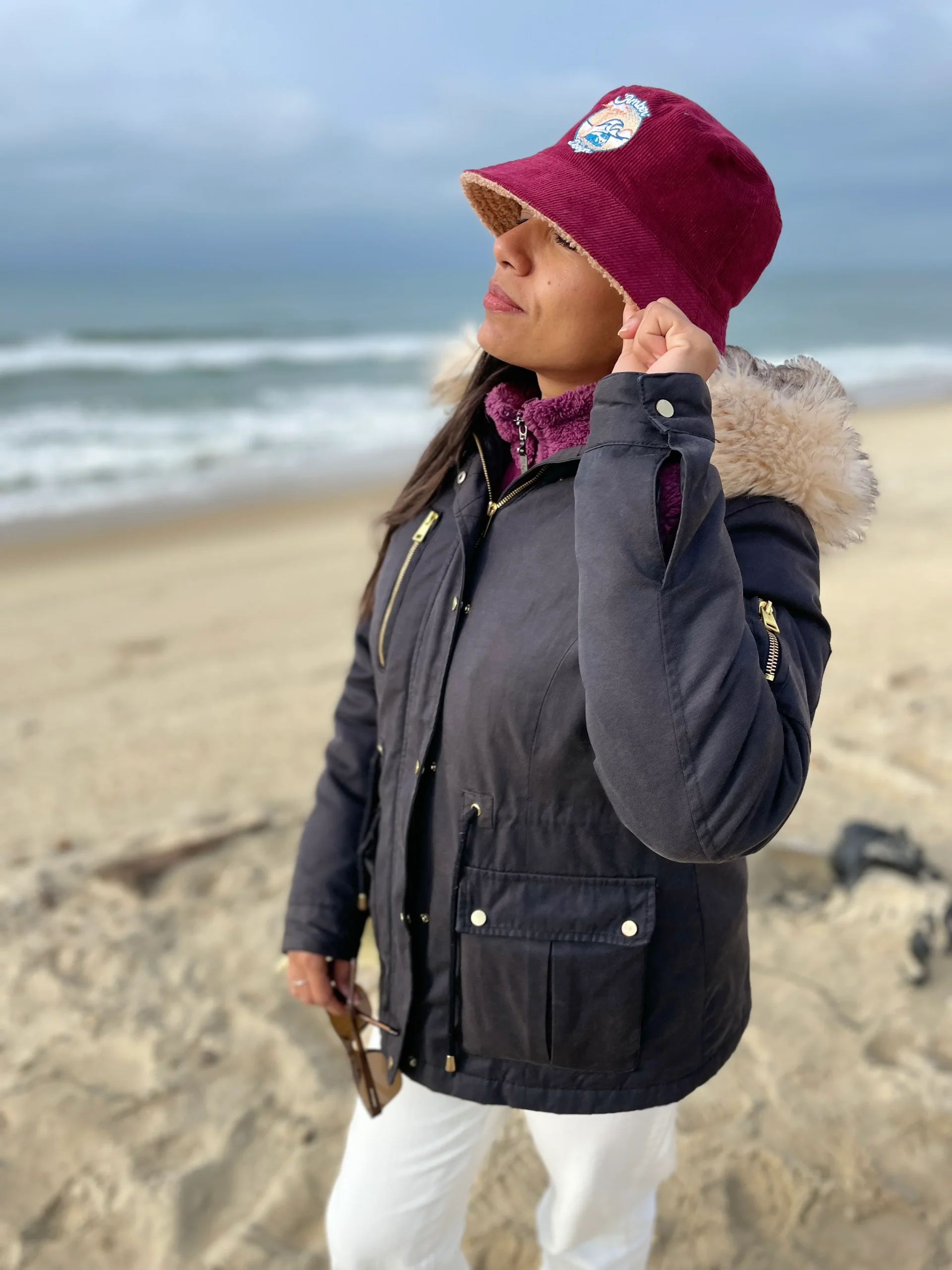 Bob Van réversible hiver bordeaux / bleu – Image 9