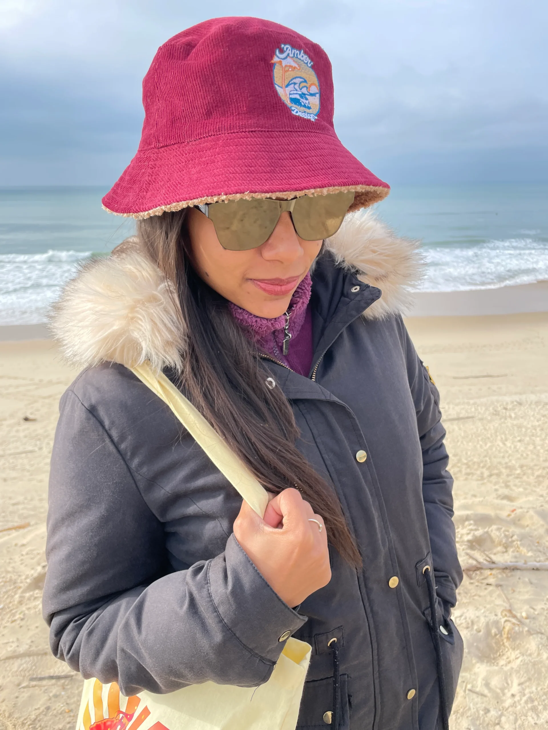 Bob Van réversible hiver bordeaux / bleu – Image 7