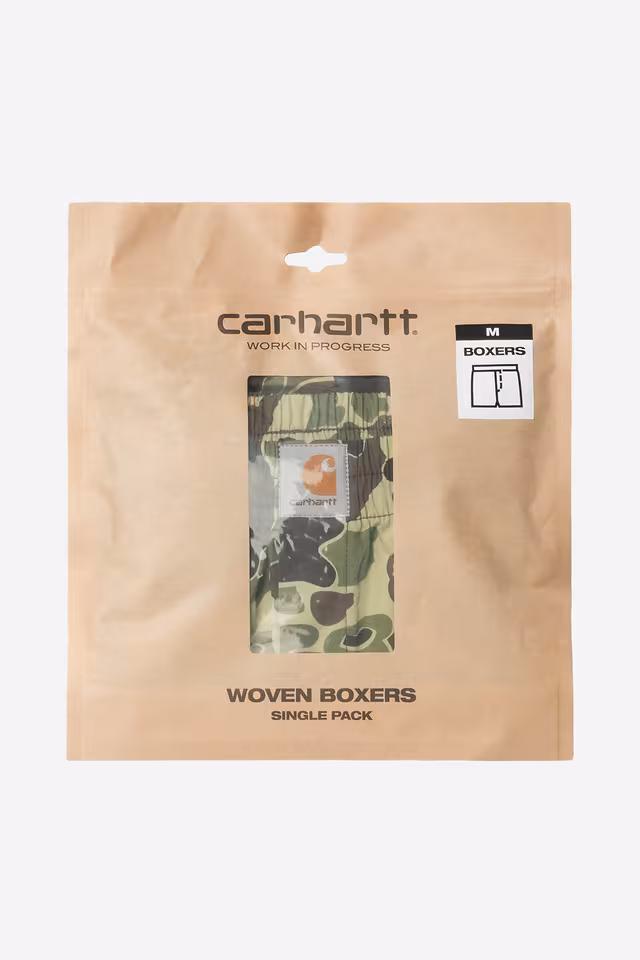 Boxer Carhartt Wip COTTON BOXER Camo Duck Green