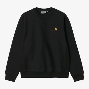 Carhartt Wip AMERICAN SCRIPT SWEAT Black