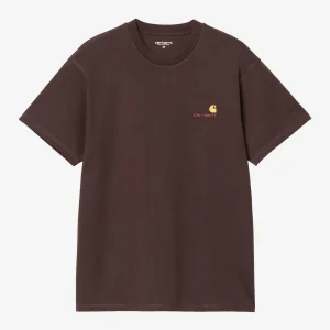 Carhartt Wip AMERICAN SCRIPT S/S TEE Palisander