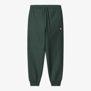 Carhartt Wip AMERICAN SCRIP JOGGING PANT Kale Green