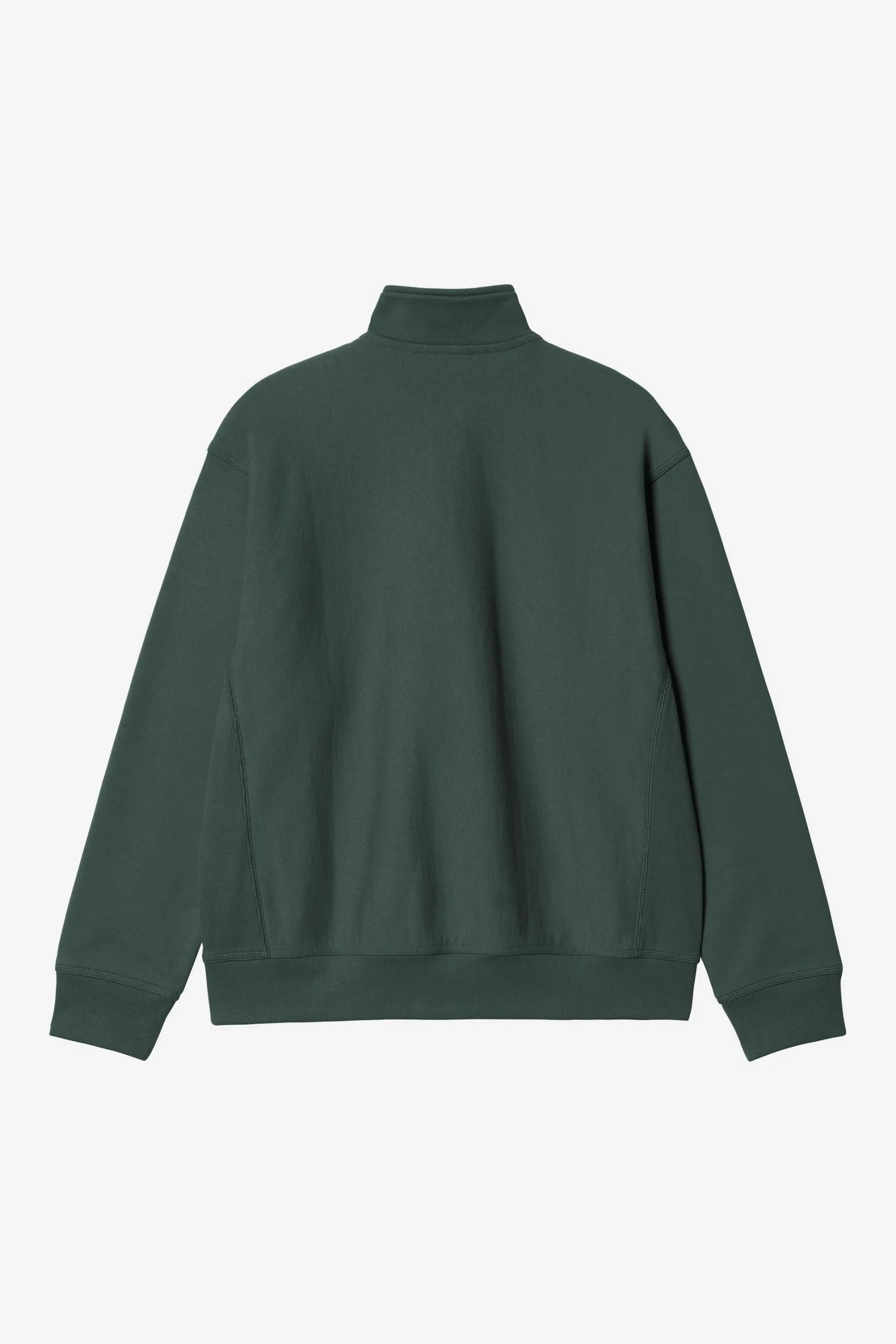 Carhartt Wip HALF ZIP AMERICAN SCRIPT SWEAT Kale Green – Image 3