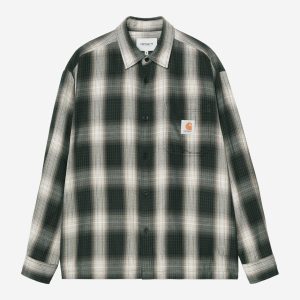Carhartt Wip HARLIN L/S SHIRT Kale Green