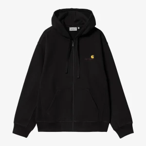 Carhartt Wip HOODED AMERICAN SCRIPT JACKET Black