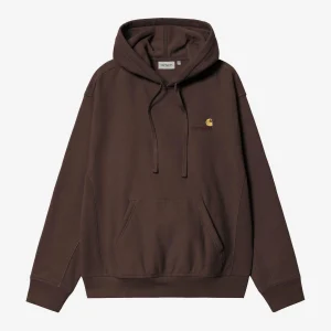 Carhartt Wip HOODED AMERICAN SCRIPT SWEAT Palisander