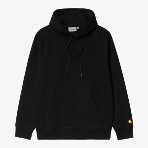 Carhartt Wip HOODED CHASE SWEAT Black/Gold