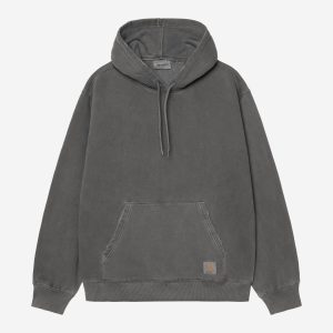 Carhartt Wip HOODED TORION SWEAT Black grind washed
