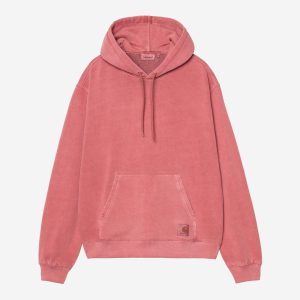 Carhartt Wip HOODED TORION SWEAT Marsala grind washed