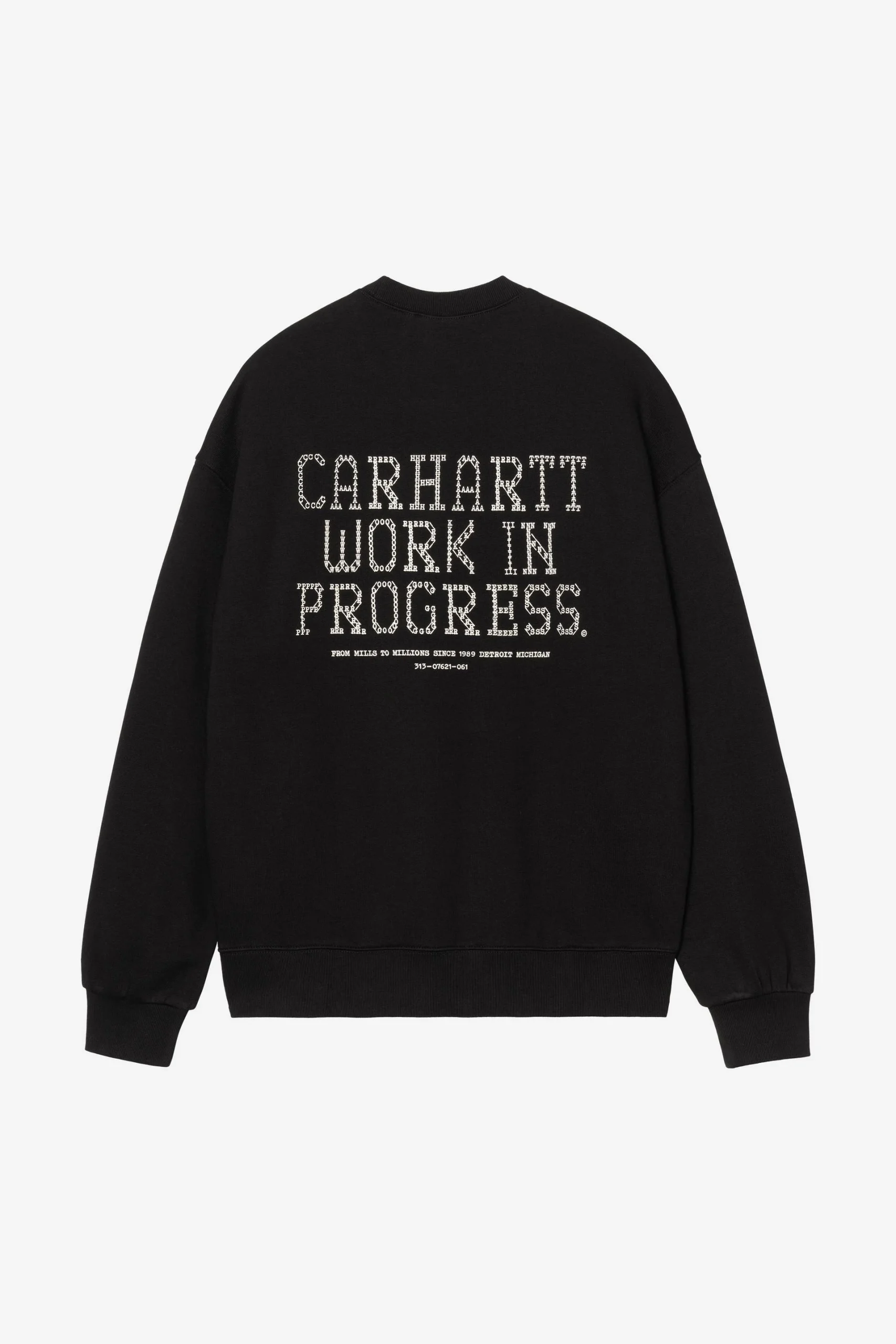Carhartt Wip PUNCHED SWEAT Black