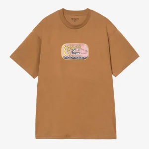 Carhartt Wip SARDINAS S/S TEE Hamilton Brown