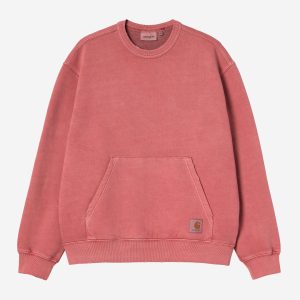 Carhartt Wip TORION SWEAT Marsala grind washed