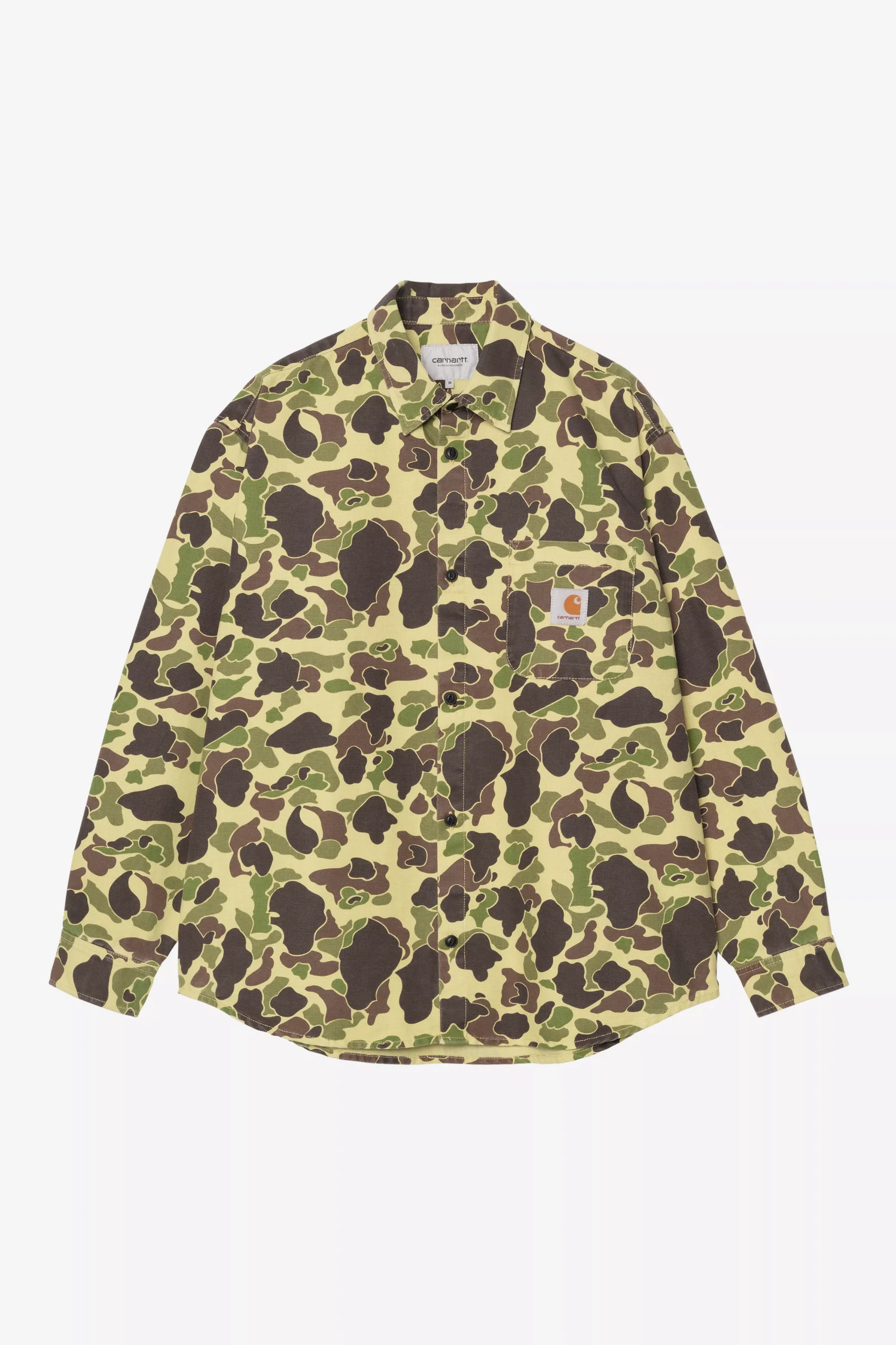 Chemise Carhartt Wip DUCK L/S SHIRT Camo Duck Green – Image 2