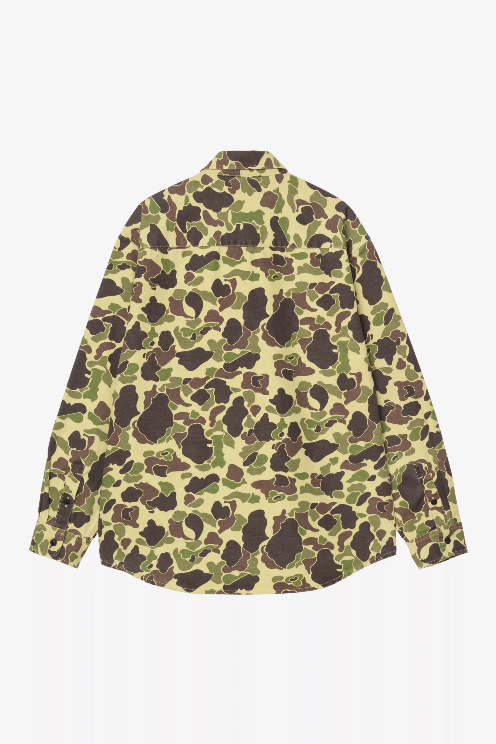 Chemise Carhartt Wip DUCK L/S SHIRT Camo Duck Green – Image 3
