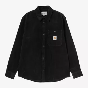 Chemise Carhartt Wip FLINT L/S SHIRT Black