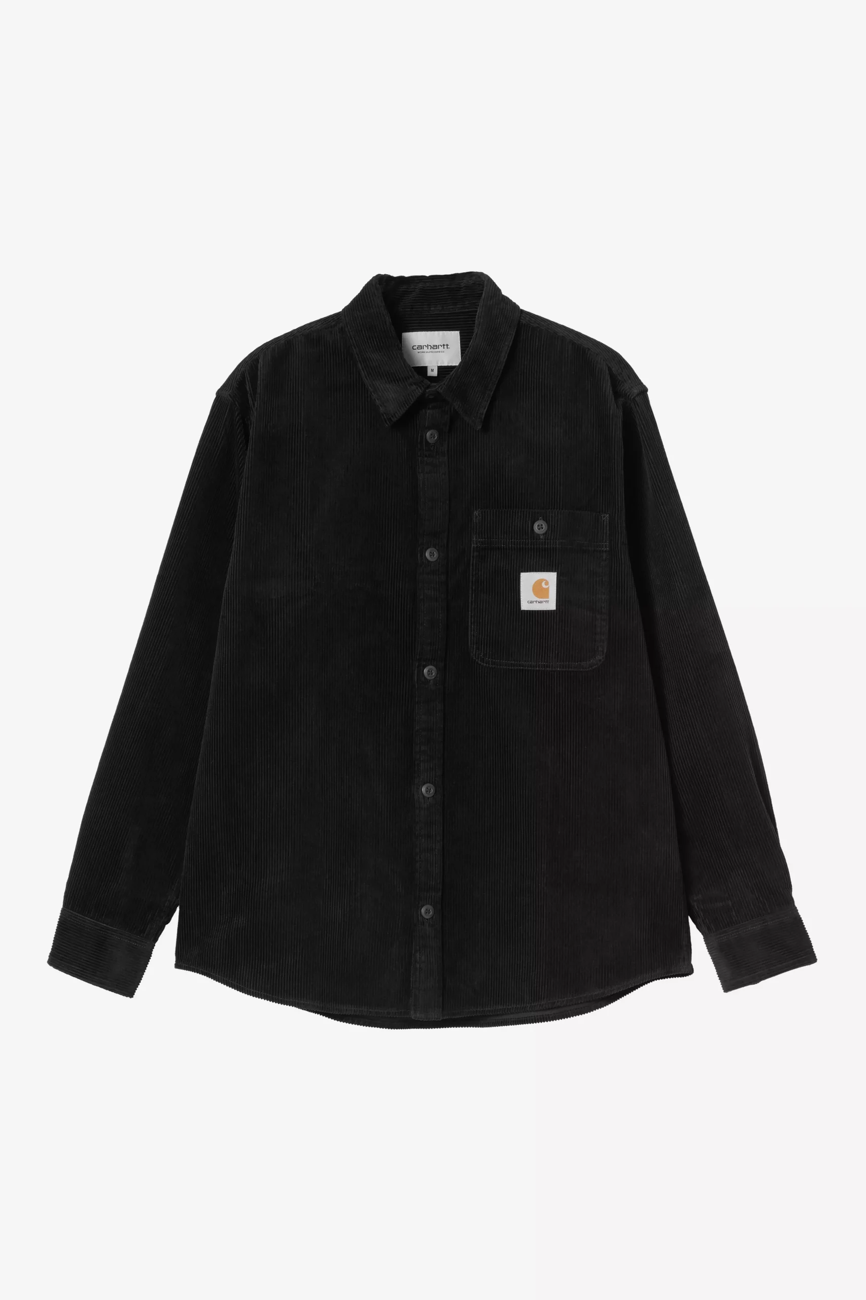 Chemise Carhartt Wip FLINT L/S SHIRT Black – Image 2