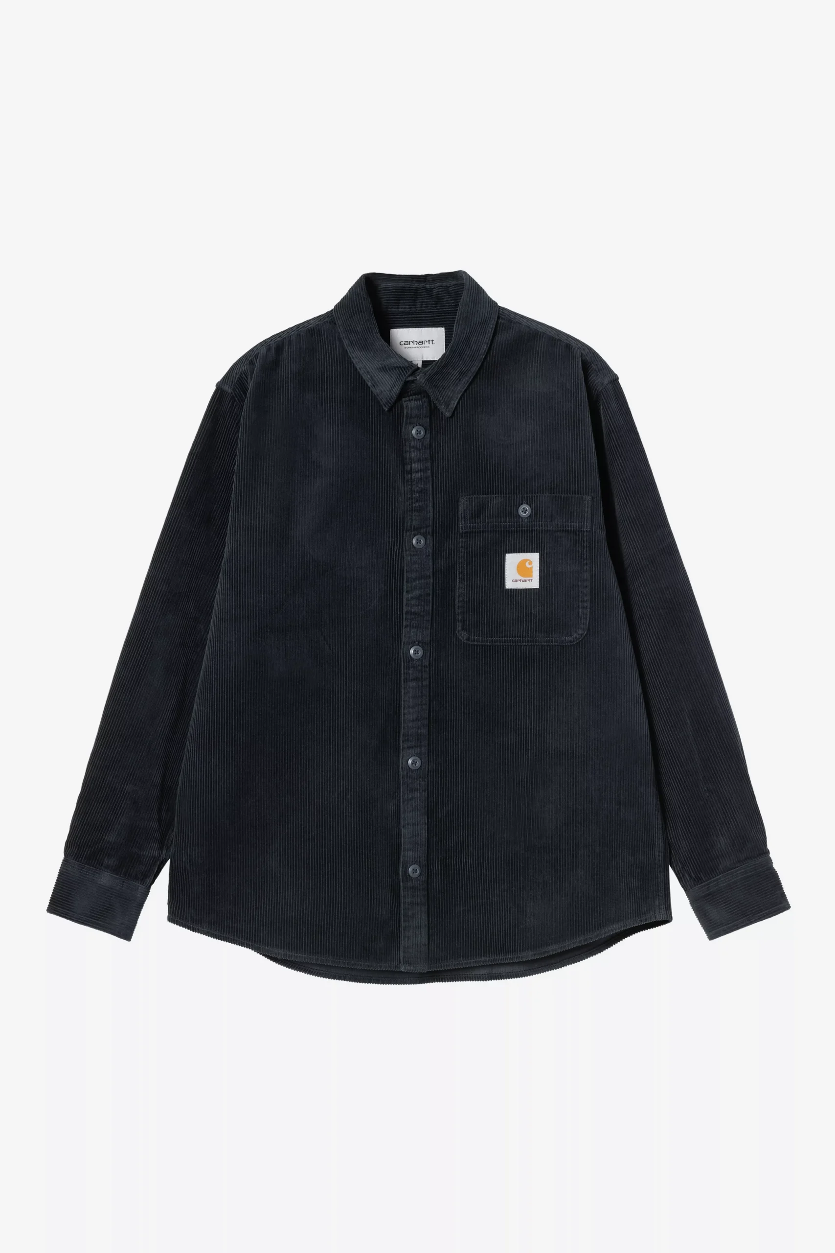 Chemise Carhartt Wip FLINT L/S SHIRT Deep Night – Image 2