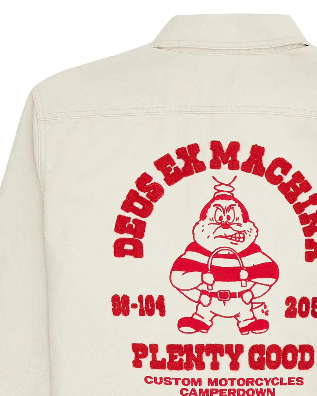 Chemise Deus Ex Machina PICKLOCK L/S SHIRT Natural – Image 5