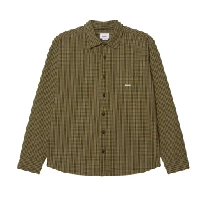 Chemise Obey JIMMY WOVEN Rosin