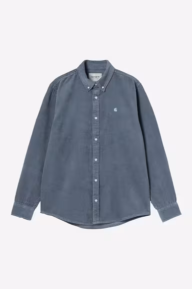 Chemise Carhartt Wip MADISON CORD L/S SHIRT Angelite
