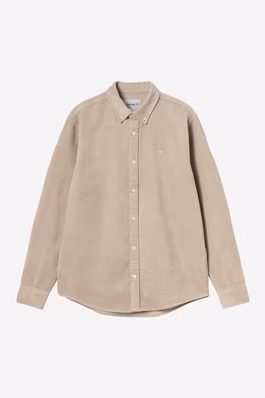 Chemise Carhartt Wip MADISON CORD L/S SHIRT Wall