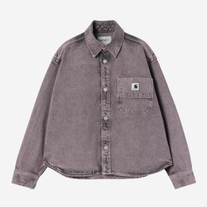 Chemise Carhartt Wip W GEORGIA SHIRT JACKET Black