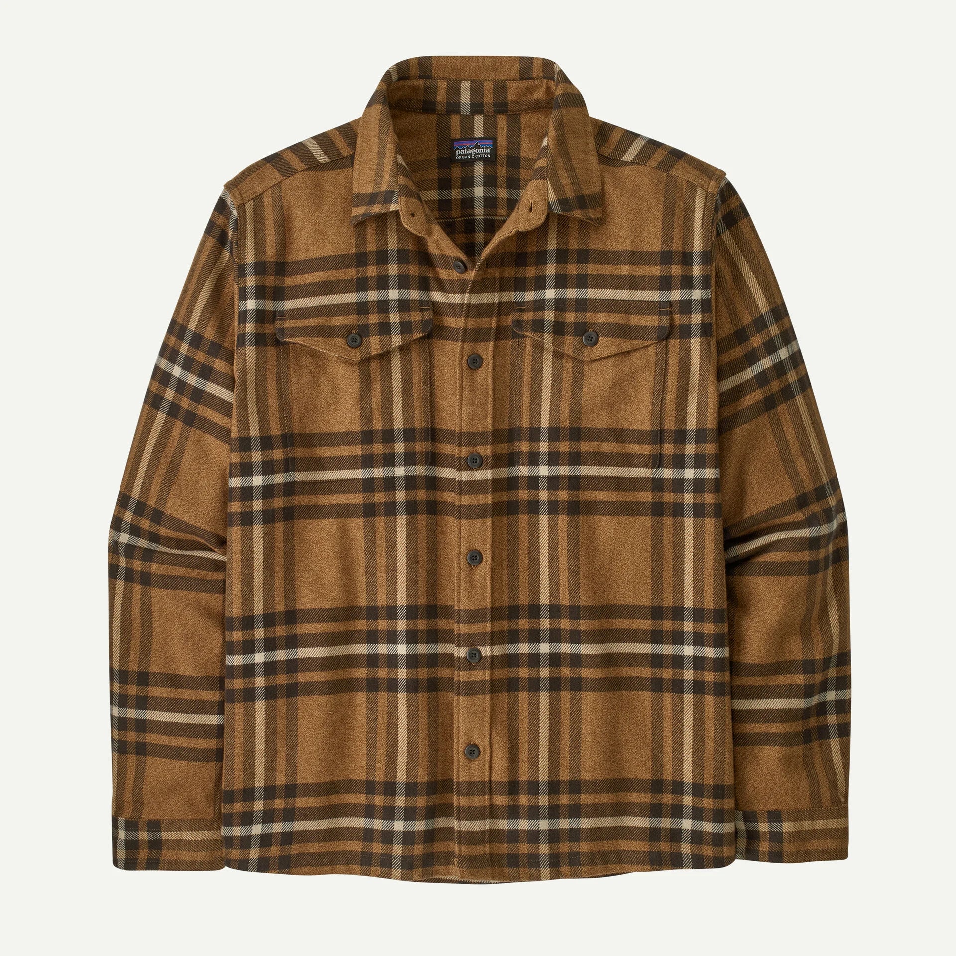Chemise Patagonia FJORD FLANNEL SHIRT Catch Deer Brown