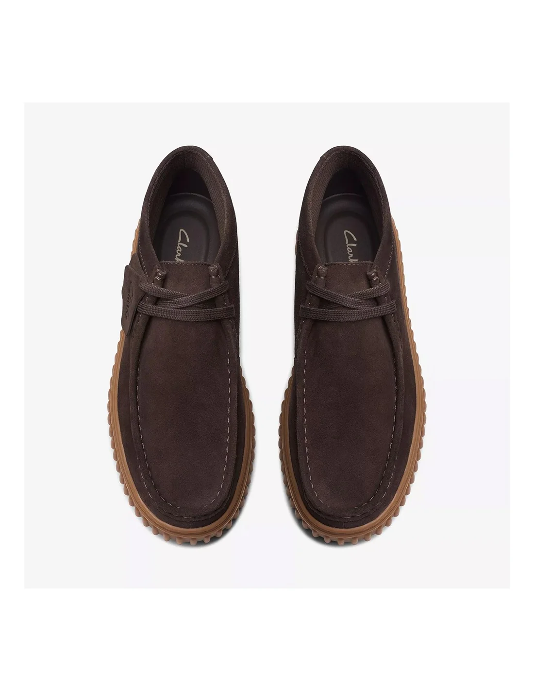 Clarks TORHILL HI SUEDE DARK BROWN – Image 4