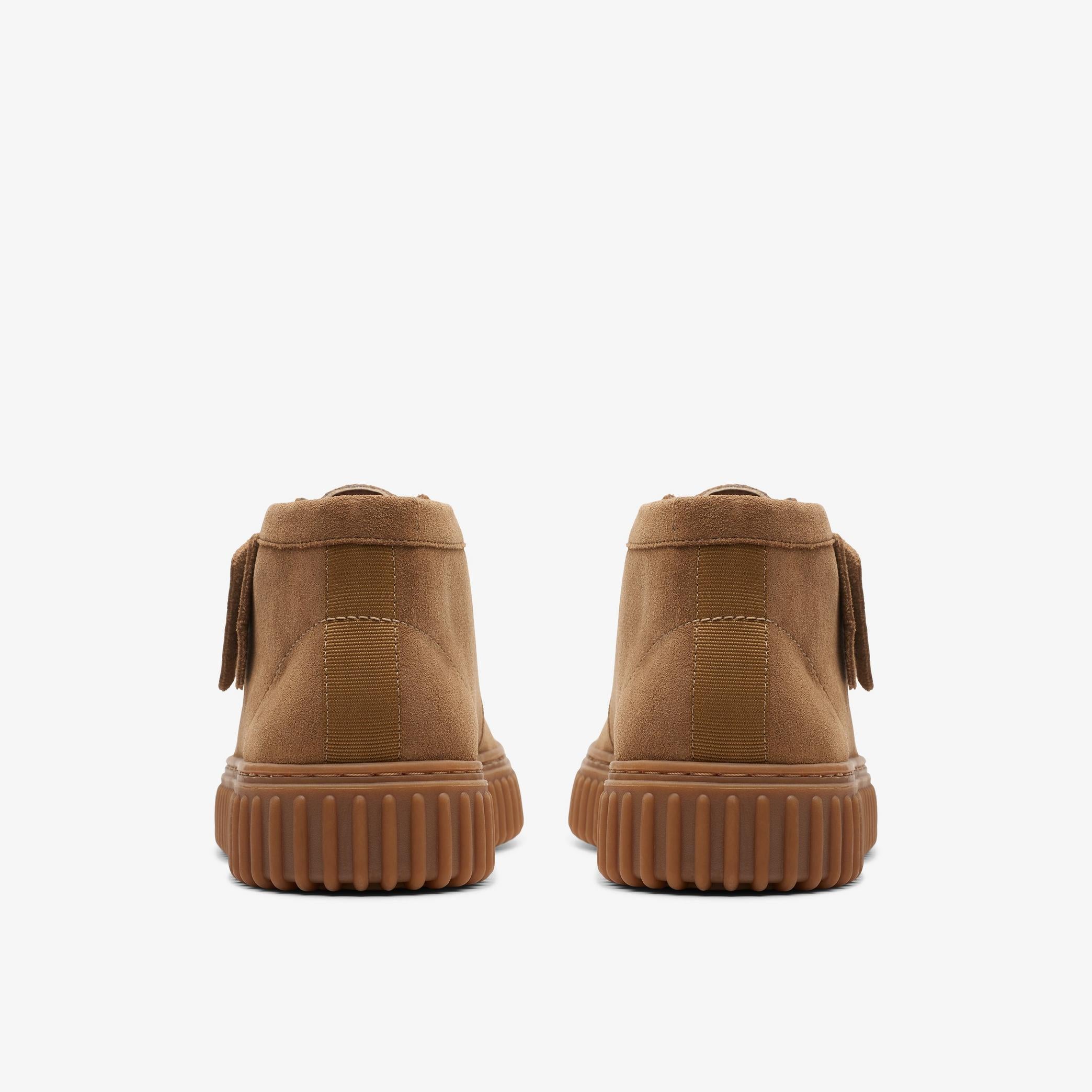 Clarks TORHILL HI SUEDE DARK SAND – Image 6