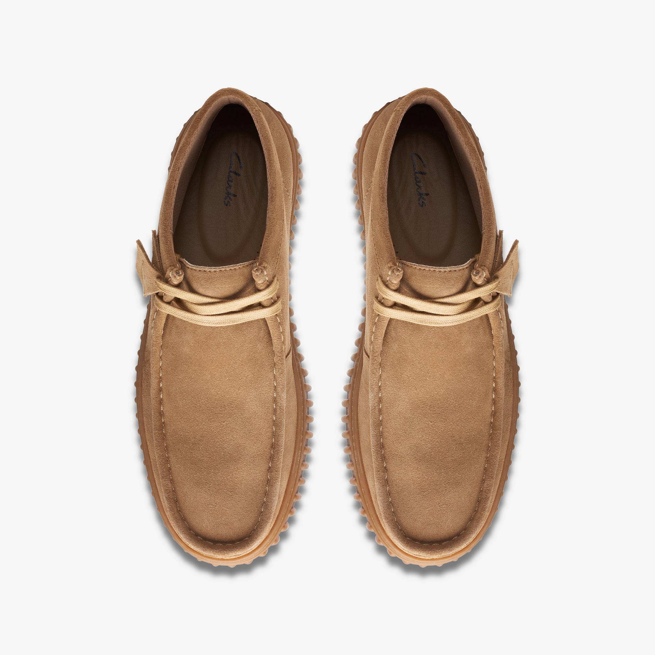 Clarks TORHILL HI SUEDE DARK SAND – Image 7