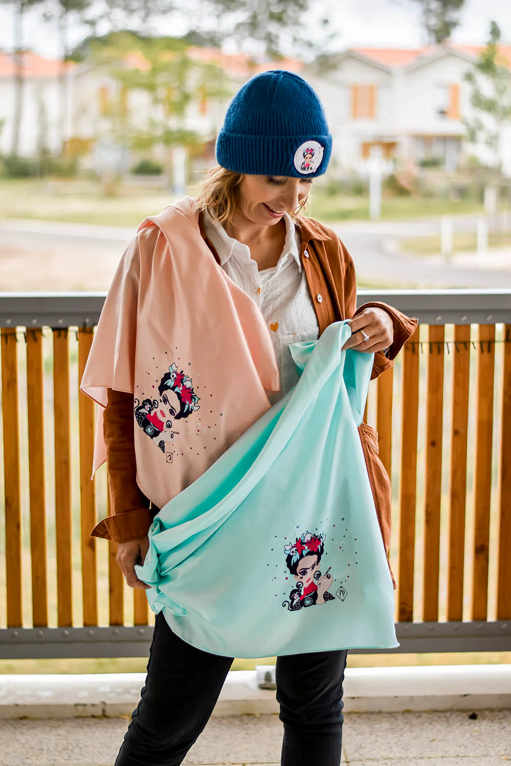 Foulards Frida imitation soie – Image 5