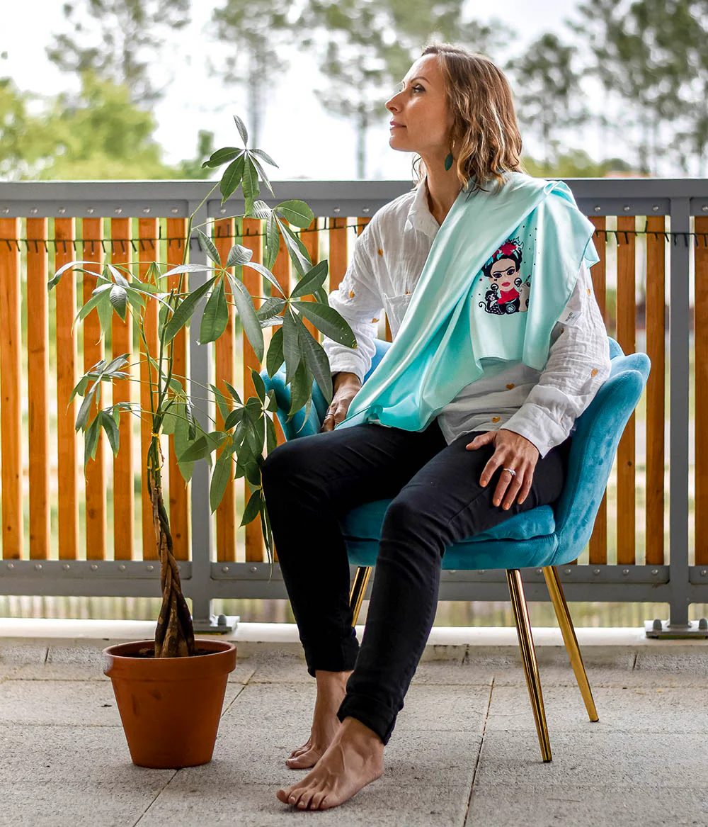 Foulards Frida imitation soie