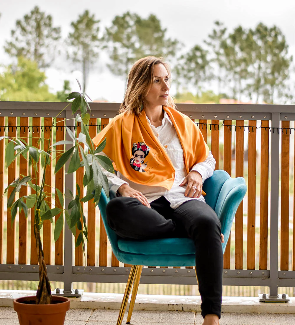 Foulards Frida imitation soie – Image 6