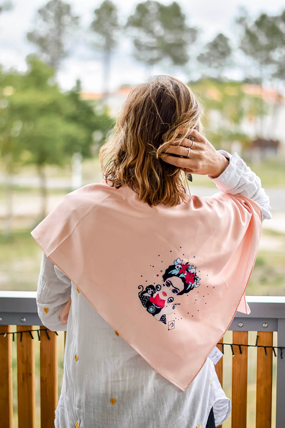 Foulards Frida imitation soie – Image 2