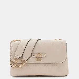 Guess Sac Bandoulière Dita Dome Satchel Light Taupe Logo PD760221