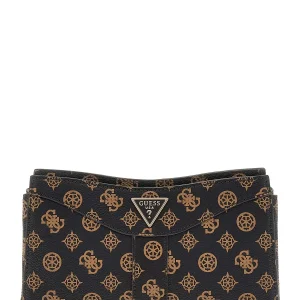 Guess Bandoulière Dorys Satchel Mocha Logo PM952112