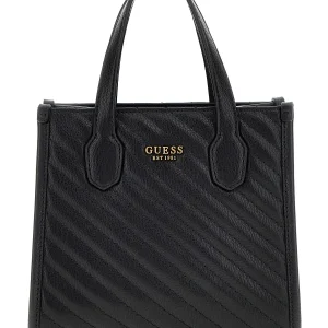 Cabas / Shopping Guess Silvana 2 Comp Tote Black QV866577