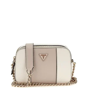 Guess Sac Bandoulière Bramina Small Satche Off White/Taupe ZG967214