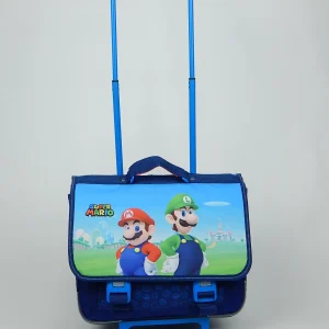 Cartable 2 soufflets à roulettes Super Mario SU3155417