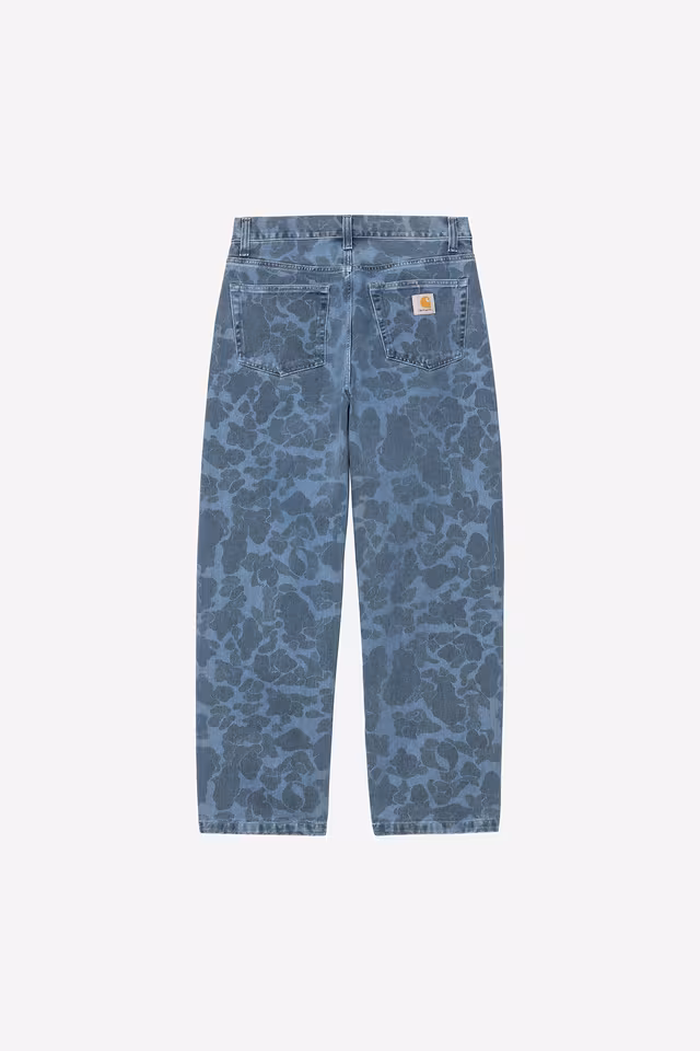 Jean Carhartt Wip DUCK LANDON PANT Camo Duck Blue Bleached