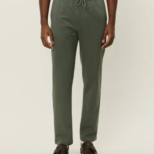 Les Deux Como Light Tapered Pants Forest Green